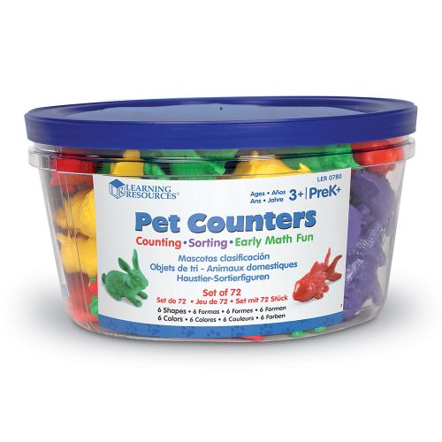 Kisállatok számláló/szortírozó készlet