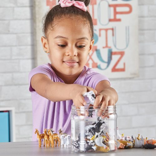 A farm állatai (60db) számláló/szortírozó készlet