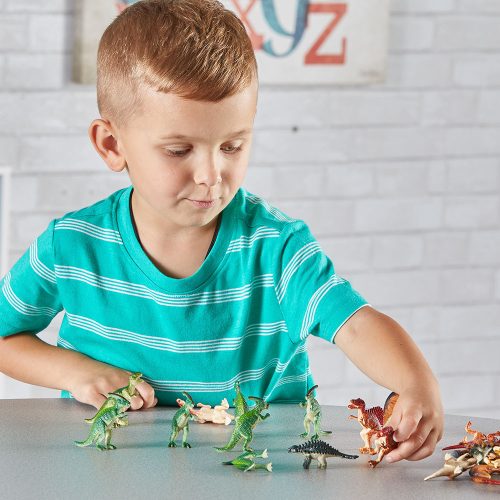 Dínók (60db) számláló/szortírozó készlet