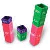 Rainbow Fraction® Osztásgyakorló tornyok (egyenértékűség)