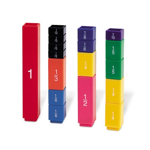 Rainbow Fraction® osztásgyakorló tornyok