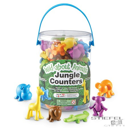 Színes állatfigurák (72 db)