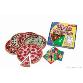 Pizzakirakó törtekből - matematikai társasjáték