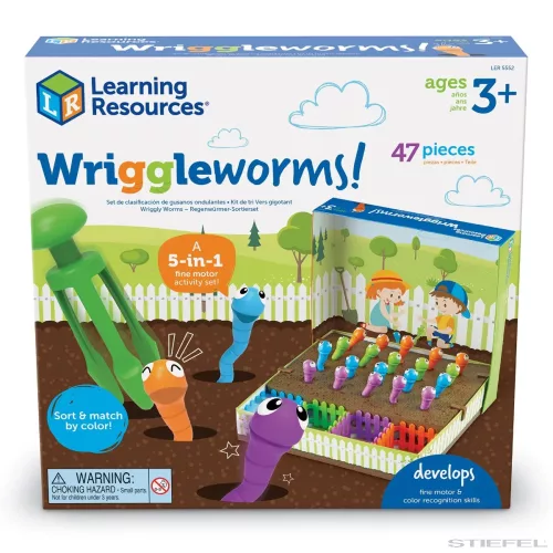 Wriggleworms! Finommotoros tevékenységkészlet
