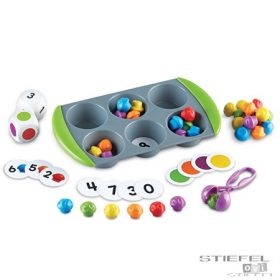 Mini-muffin számláló/szortírozó készlet