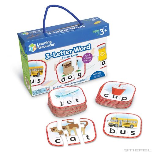 3-Letter Word Puzzle Cards (angol)
