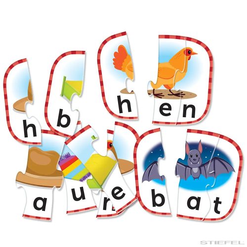 3-Letter Word Puzzle Cards (angol)