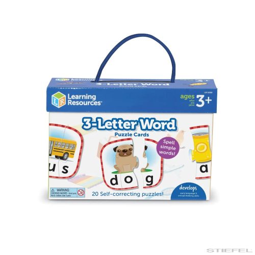 3-Letter Word Puzzle Cards (angol)