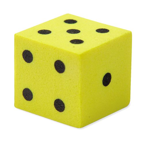 Szivacs dobókockák (200 db)