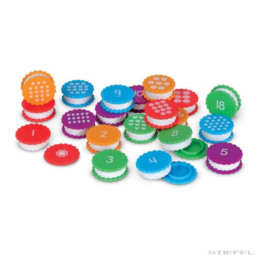 Mini számozott sütemények