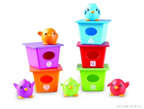 Kukucskáló madarak számoló készlet