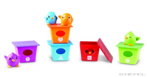 Kukucskáló madarak számoló készlet