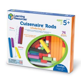 Színes rudak tálcában - matematikai segédeszköz