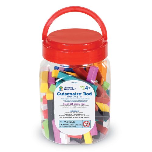 Színes műanyag rudak - matematikai segédeszköz (155 db)