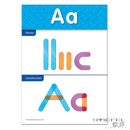 Betűösszeszerelő készlet kártyákkal