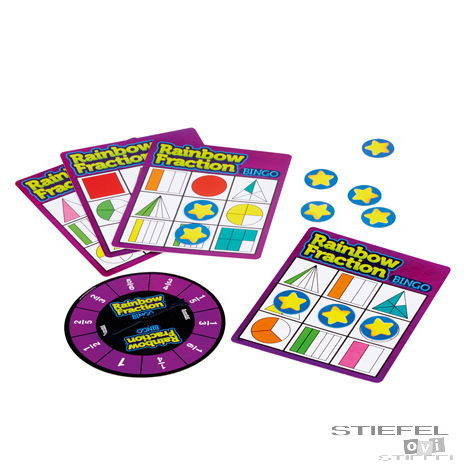 Rainbow Fraction® Törtek Bingó