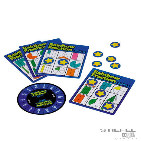 Rainbow Fraction® Törtek Bingó