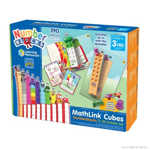 MathLink® Cubes Numberblocks® 11-20 Activity Set - matematikai szett