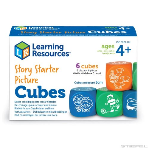 Történetindító képes dobókockák