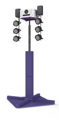 LÜ Mobil interaktív tornatermi rendszer (6000 Lumen, hordozható)  tárolórendszerrel Felszereléssel, beüzemeléssel, oktatással