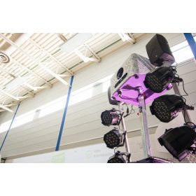   LÜ Mobil interaktív tornatermi rendszer (6000 Lumen, hordozható)