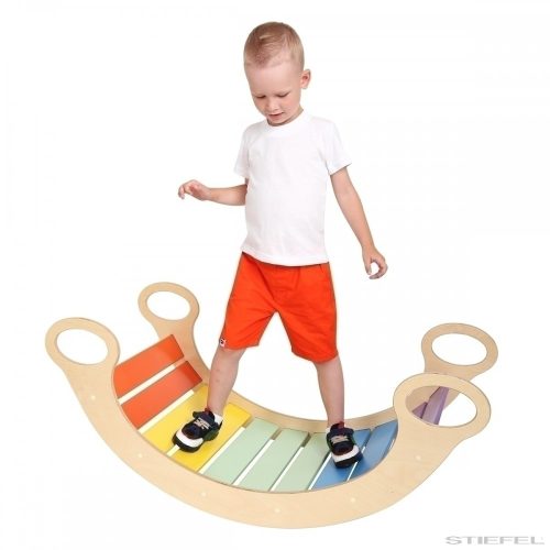 Színes fa billenő rács