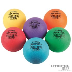 Színes poli PG labdák -15,2 cm (6db)