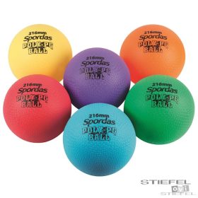 Színes poli PG labdák -17,8 cm (6db)