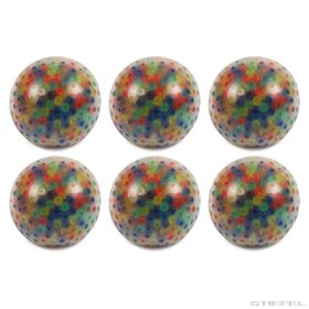 Vízgyöngyös nyomógolyók, 6db 