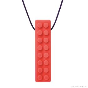 ARK's Brick Stick rágó nyaklánc, piros (puha) 