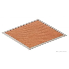 Drótháló, vörösréz, 200 x 200 mm