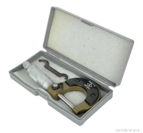 Csavarmikrométer, 0 - 25 mm