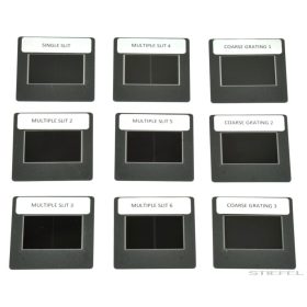 Diasorozat készlet, 9 db - Rés, vonalrács