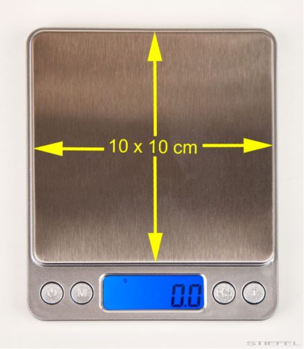 Digitális mérleg, 2000 g/0.1 g