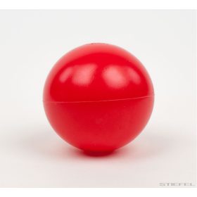 Golyó, lágy műanyag, piros, D = 60 mm