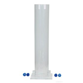 Tartály, akril, két nyílással, 2 l