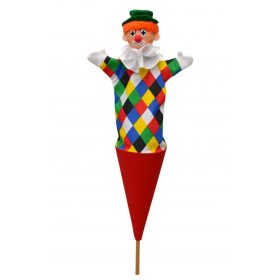 Bohóc (55cm) 3 az 1-ben báb