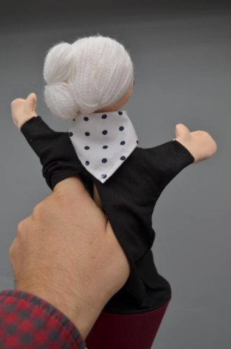 Nagymama (54cm) 3 az 1-ben báb