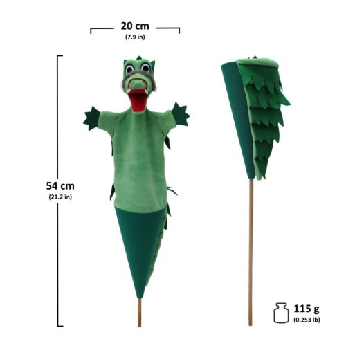 Sárkány (54cm) 3 az 1-ben báb