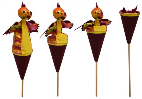 Sárkány (36cm) tölcsérbáb