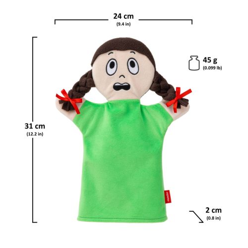 Érzelembáb (lány) - ijedt