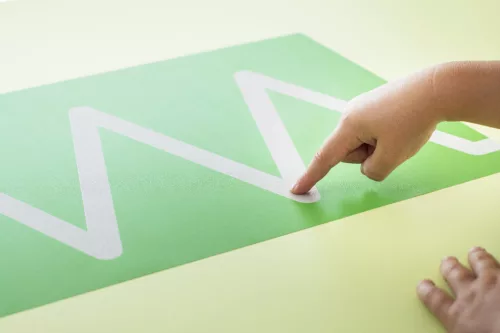 Íráselőkészítő  nyomvonalak falra - Hegyek