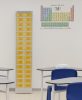 Mobiltelefon tároló szekrény, 32 rekeszes, számzáras