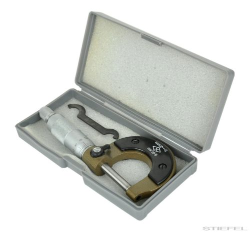 Csavarmikrométer, 0 - 25 mm