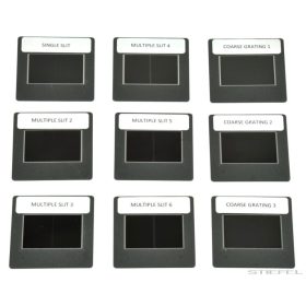 Diasorozat készlet, 9 db - Rés, vonalrács