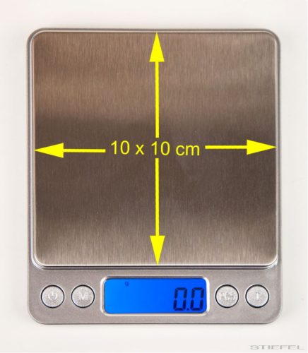 Digitális mérleg, 2000 g/0.1 g