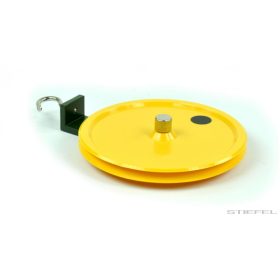 Csiga kampóval, mozgatható, D = 100 mm