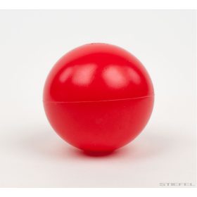 Golyó, lágy műanyag, piros, D = 60 mm