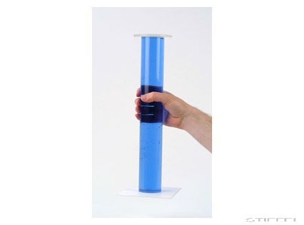 Tartály, akril, lapos alj, 1 l