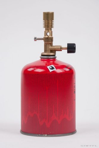 Gázpatron, biztonsági szeleppel kiegészítő - Égőfej